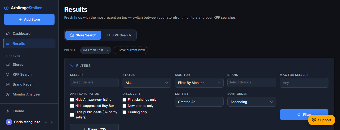 Profit Pipeline: every find tracked from saved lead through purchase, sale, and rebuy